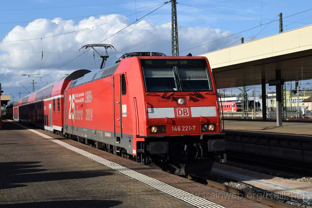 4717-0001-121017.jpg - DBAG 146.221-7 "25 Jahre DB Zugbus Regionalverkehr Alb-Bodensee GmbH (RAB)" / Basel Badische Bahnhof 12.10.2017