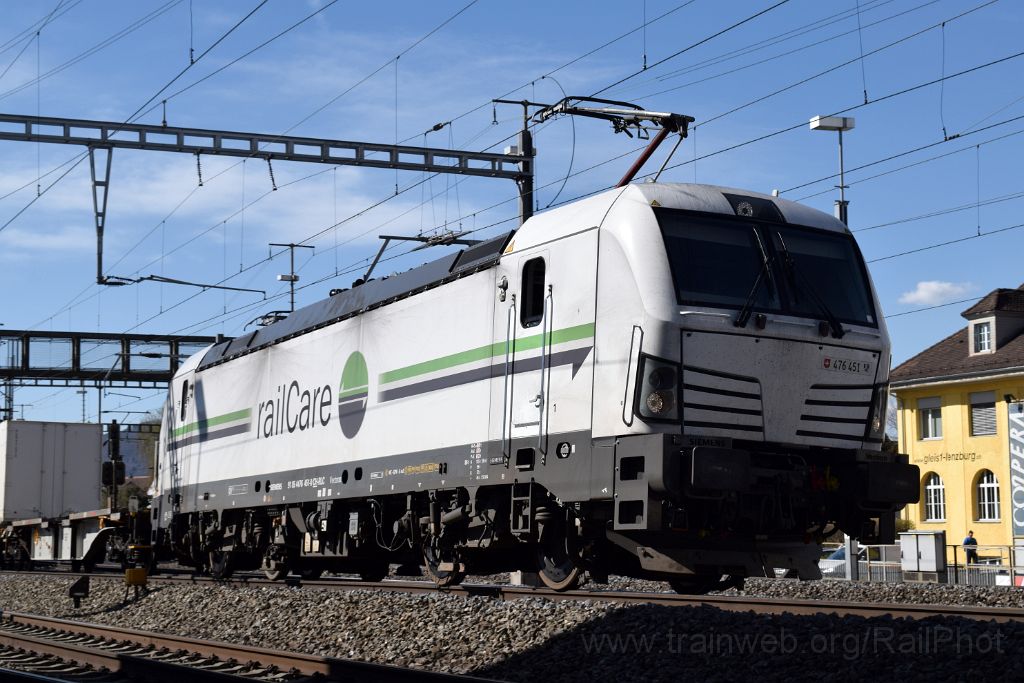 4899-0047-120418.jpg - RailCare Rem 476.451-0 "Graubünden" / Lenzburg 12.4.2018