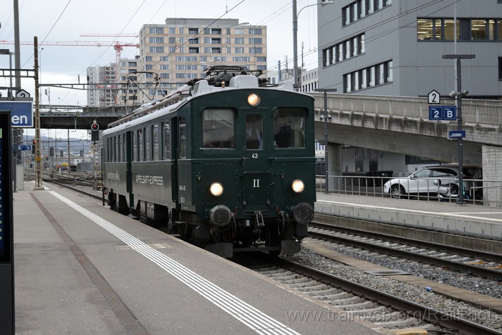 8938-0039-260124.jpg - BT BDe 3/4 43 "Möhl Apfelsaft-Express" / Zürich-Altstetten 26.1.2024