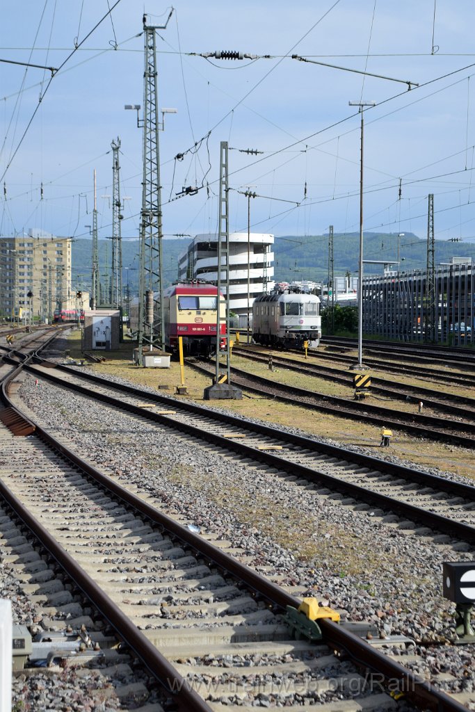 9091-0003-010524.jpg - DBAG 101.001-6 "Rheingold" + RADVE Re 620.003-4 "Schweiz" / Basel Badische Bahnhof 1.5.2024