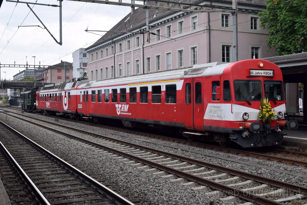 9151-0026-080624.jpg - RM Bt 922 + RBDe 566.222-6 + SiTB FCe 2/4 84 / Schlieren 8.6.2024