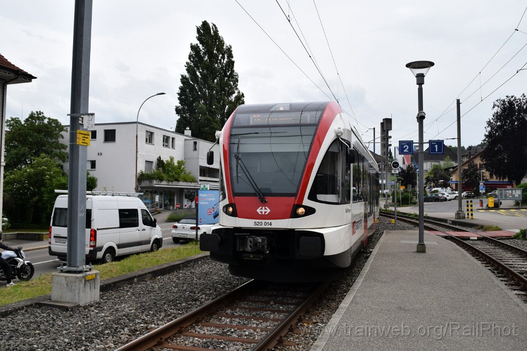 9158-0013-080624.jpg - SBB-CFF RABe 520.014-2 "Gelfingen" / Beinwil am See 8.6.2024