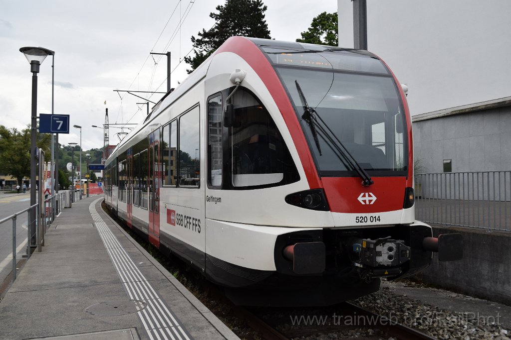 9158-0020-080624.jpg - SBB-CFF RABe 520.014-2 "Gelfingen" / Lenzburg 8.6.2024