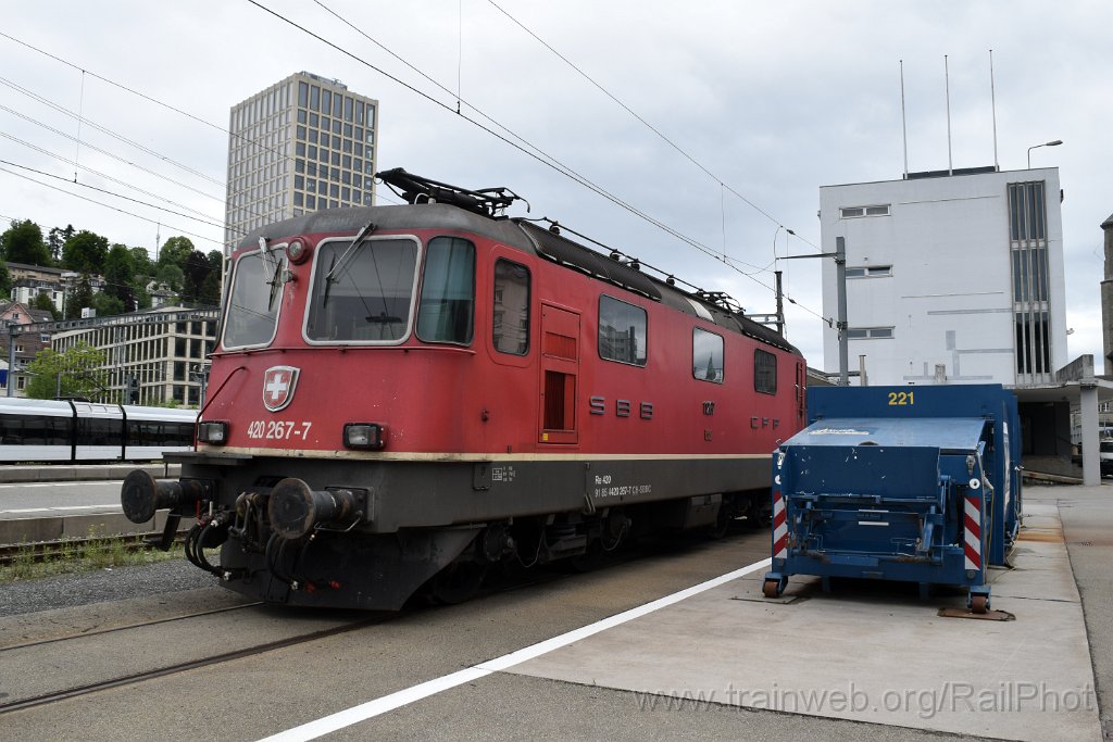 9165-0022-150624.jpg - SBB-CFF Re 4/4" 11267 / St.Gallen HB 15.6.2024