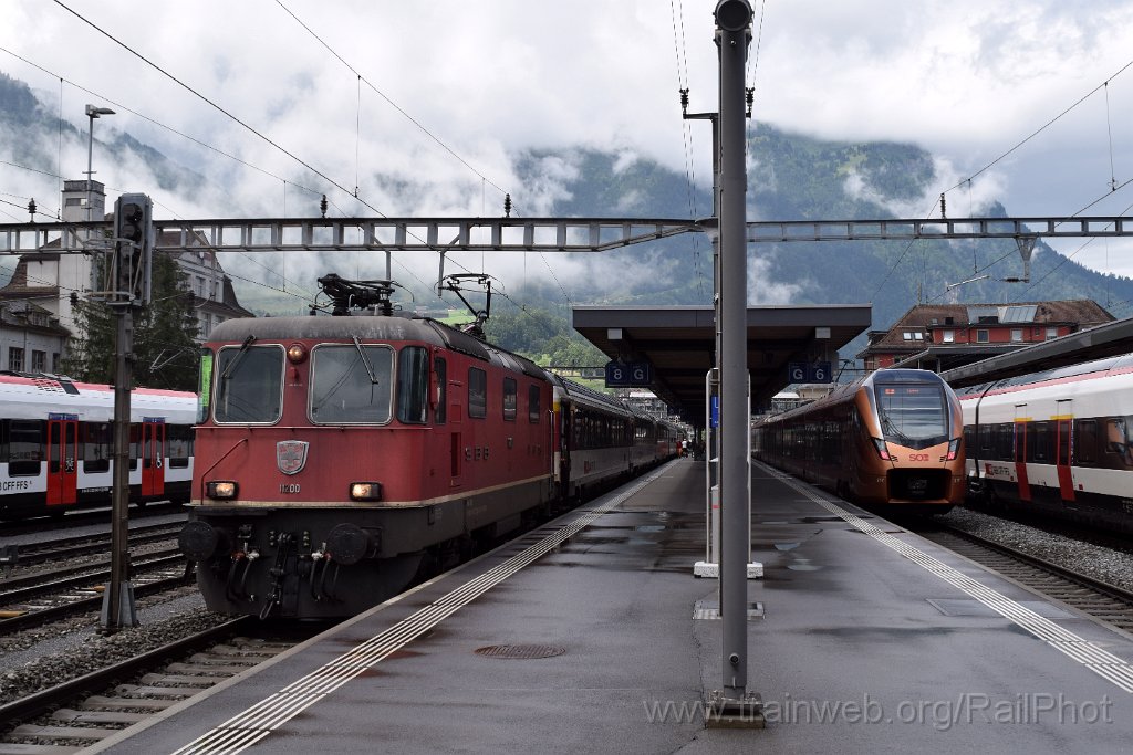 9191-0046-300624.jpg - SBB-CFF Re 4/4" 11200 + SOB RABe 526.217 / Arth-Goldau 30.6.2024