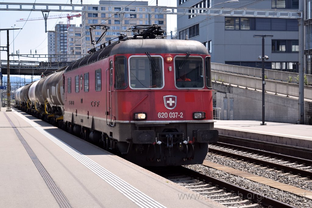 9220-0018-190724.jpg - SBB-CFF Re 6/6 11637 "Sonceboz - Sombeval" / Zürich-Altstetten 19.7.2024