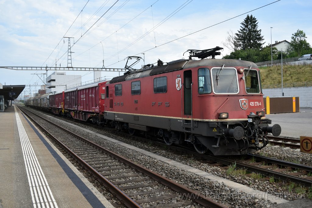 9222-0039-190724.jpg - SBB-CFF Re 4/4" 11278 "Cham" / Killwangen-Spreitenbach 19.7.2024