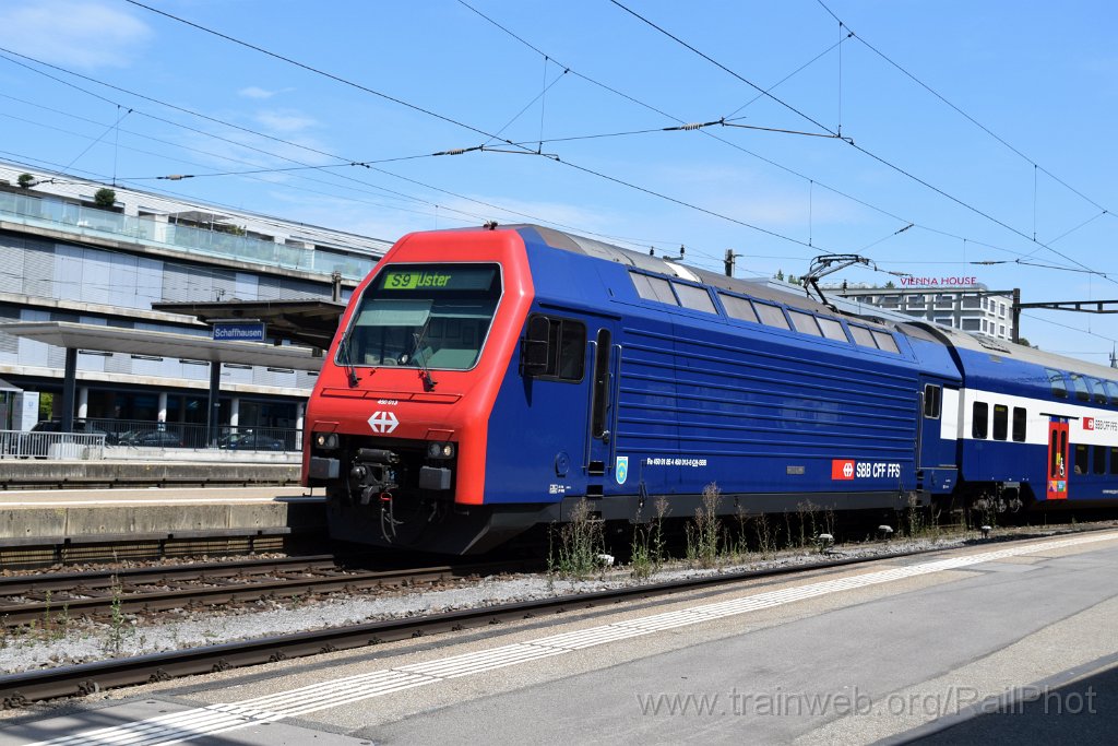 9245-0009-270724.jpg - SBB-CFF Re 450.013-8 "Niederglatt" / Schaffhausen 27.7.2024