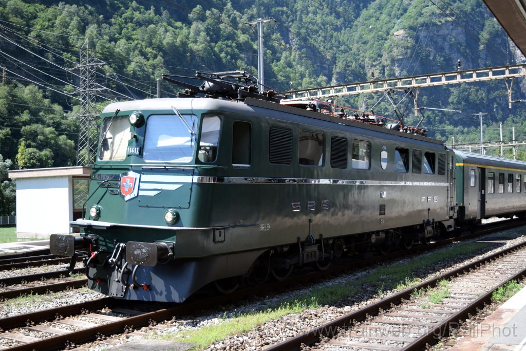 9272-0015-100824.jpg - SBB-CFF Ae 6/6 11411 "Zug" / Lavorgo 10.8.2024