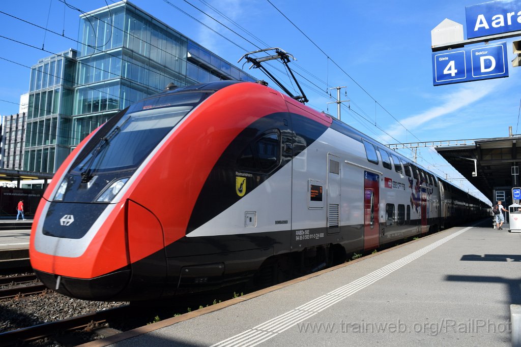 9291-0026-190824.jpg - SBB-CFF RABDe 502.011 "Romanshorn" / Aarau 19.8.2024