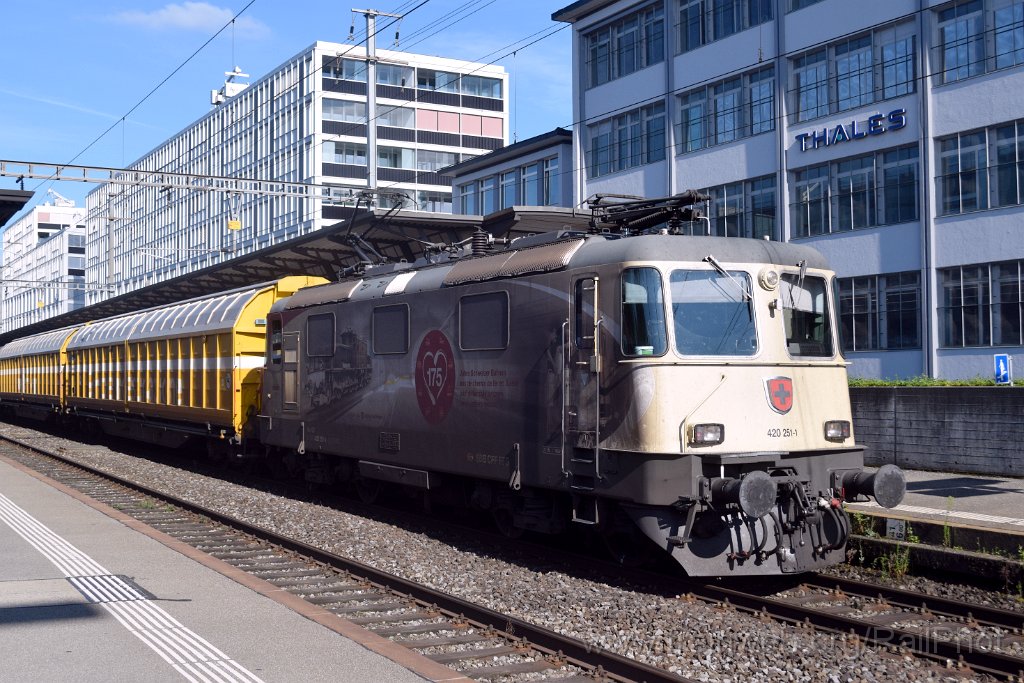 9292-0036-190824.jpg - SBB-CFF Re 420.251-1 "175 ans de chemin de fer en Suisse" / Aarau 19.8.2024