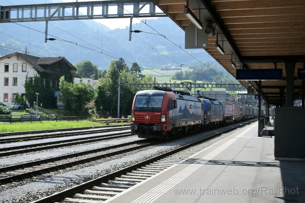 9312-0042-220824.jpg - SBB-CFF 193.464-5 "Arth-Goldau" + 193.530-3 "Po" / Arth-Goldau 22.8.2024