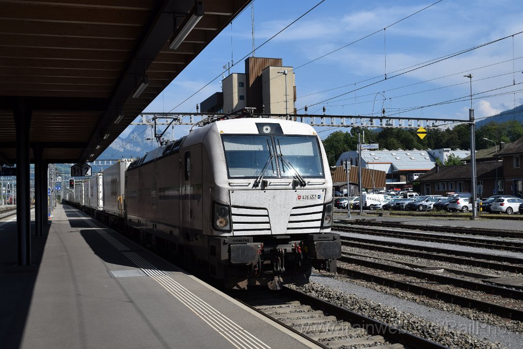 9313-0037-220824.jpg - RailCare Rem 476.457-7 "Aargau" / Arth-Goldau 22.8.2024