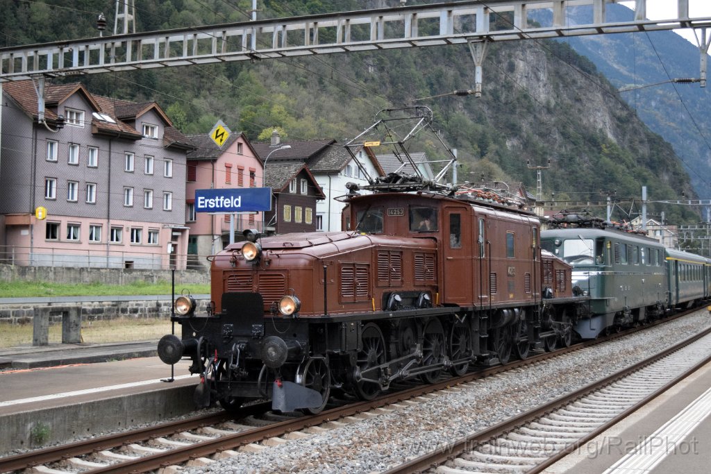 9419-0012-121024.jpg - SBB-CFF Ce 6/8" 14253 + Ae 6/6 11411 "Zug" / Erstfeld 12.10.2024