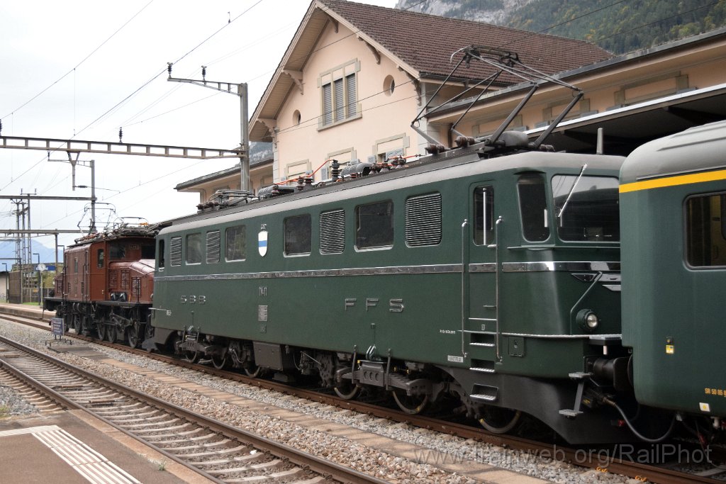 9419-0031-121024.jpg - SBB-CFF Ce 6/8" 14253 + Ae 6/6 11411 "Zug" / Erstfeld 12.10.2024