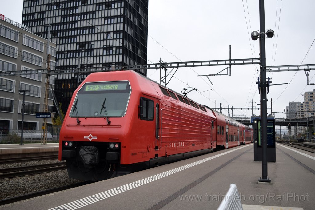 9442-0045-311024.jpg - SZU Re 456.551 / Zürich-Altstetten 31.10.2024