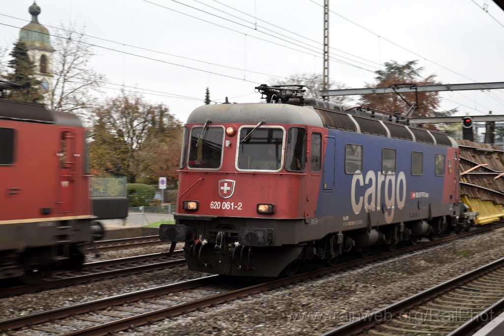 9463-0030-111124.jpg - SBB-CFF Re 620.061-2 "Gampel-Steg" / Rupperswil 11.11.2024