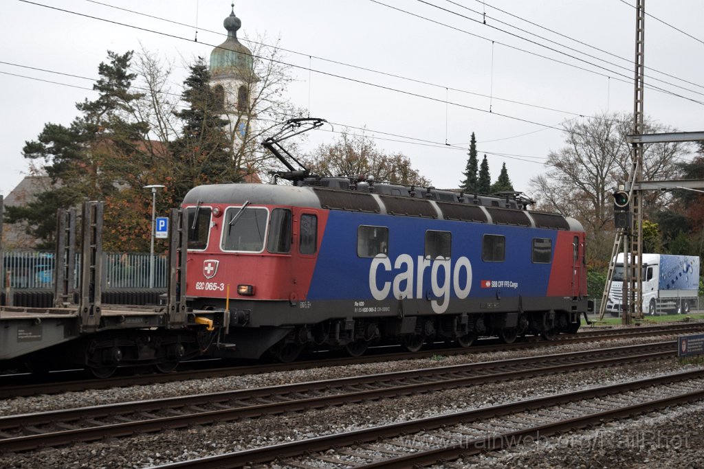 9467-0008-111124.jpg - SBB-CFF Re 620.065-3 "Ziegelbrücke" / Rupperswil 11.11.2024