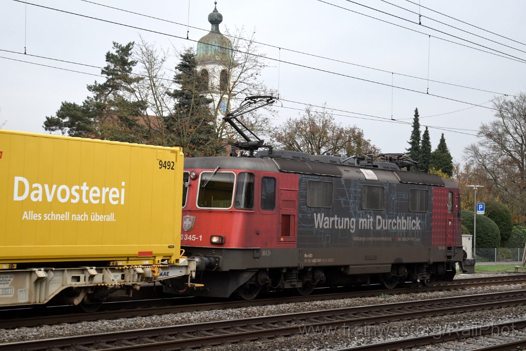 9468-0008-111124.jpg - SBB-CFF Re 420.345-1 "Wartung mit Durchblick" / Rupperswil 11.11.2024