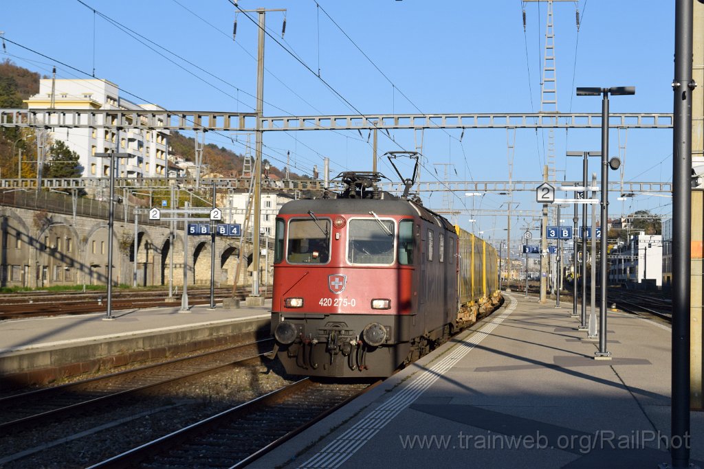 9481-0004-141124.jpg - SBB-CFF Re 420.275-0 / Neuchâtel 14.11.2024