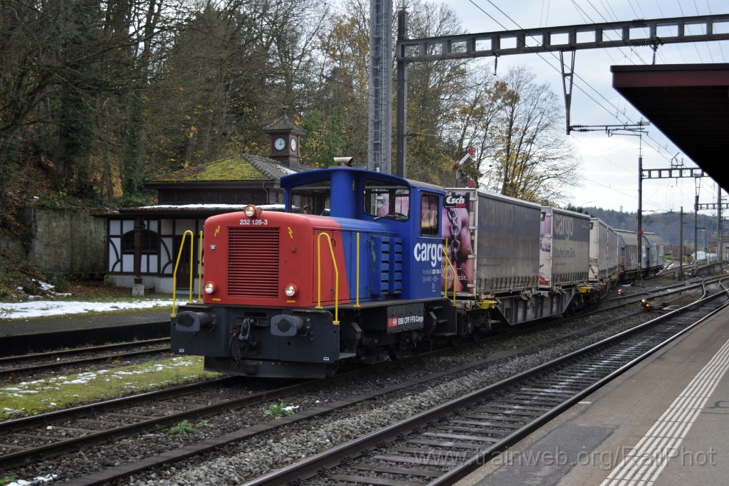 9483-0012-251124.jpg - SBB-CFF Tm 232.126-3 / Rheinfelden 25.11.2024