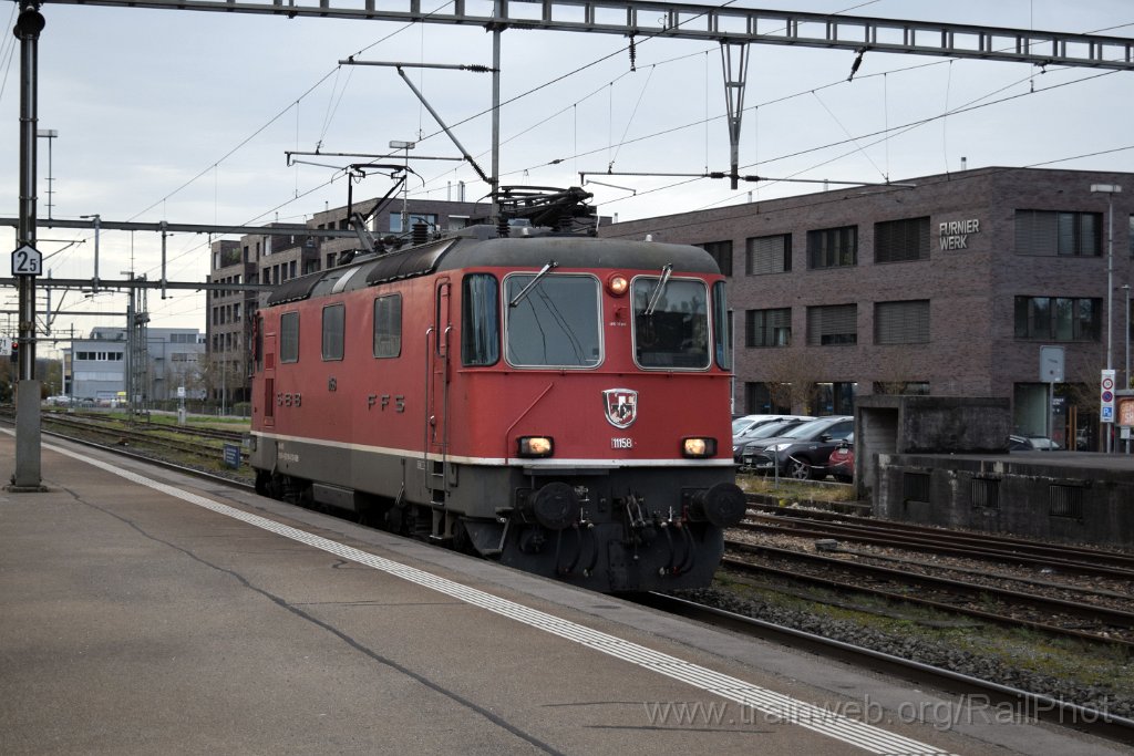 9486-0041-251124.jpg - SBB-CFF Re 4/4" 11158 / Rheinfelden 25.11.2024