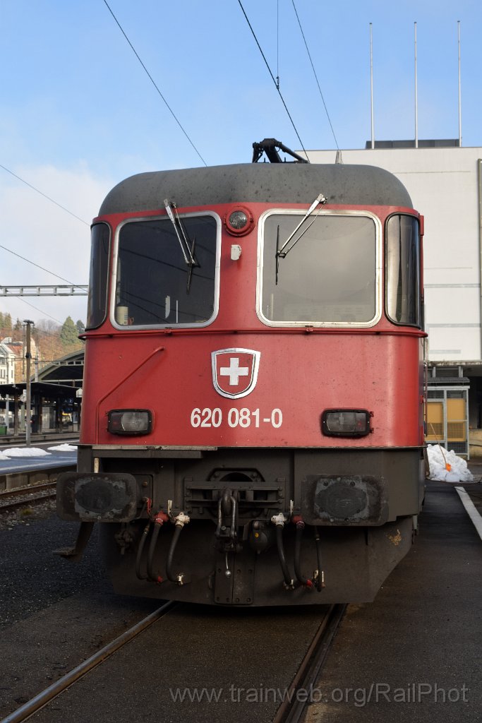 9491-0001-291124.jpg - SBB-CFF Re 620.081-0 "Immensee" / St.Gallen HB 29.11.2024