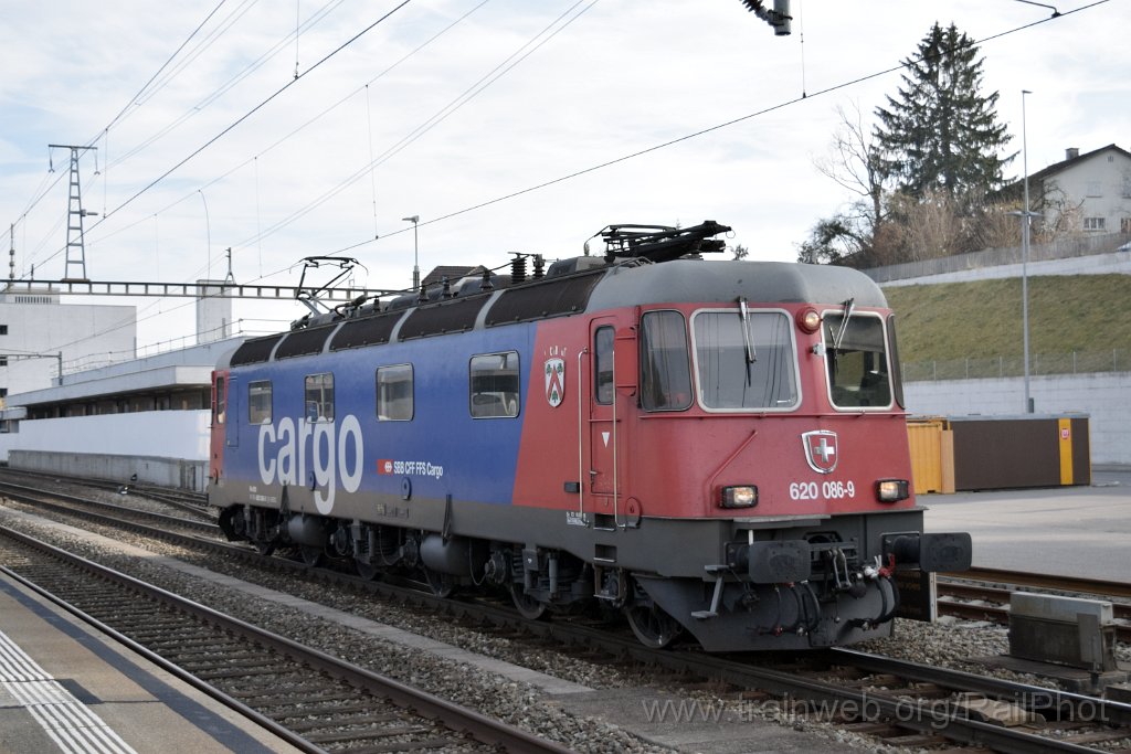9562-0035-070225.jpg - SBB-CFF Re 620.086-9 "Hochdorf" / Killwangen-Spreitenbach 7.2.2025
