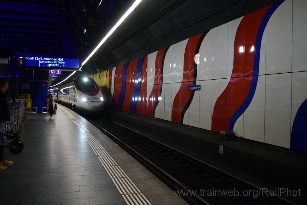9603-0001-210325.jpg - SBB-CFF RABe 503.018 "Zürich-M nchen" / Zürich-Flughafen 21.3.2025