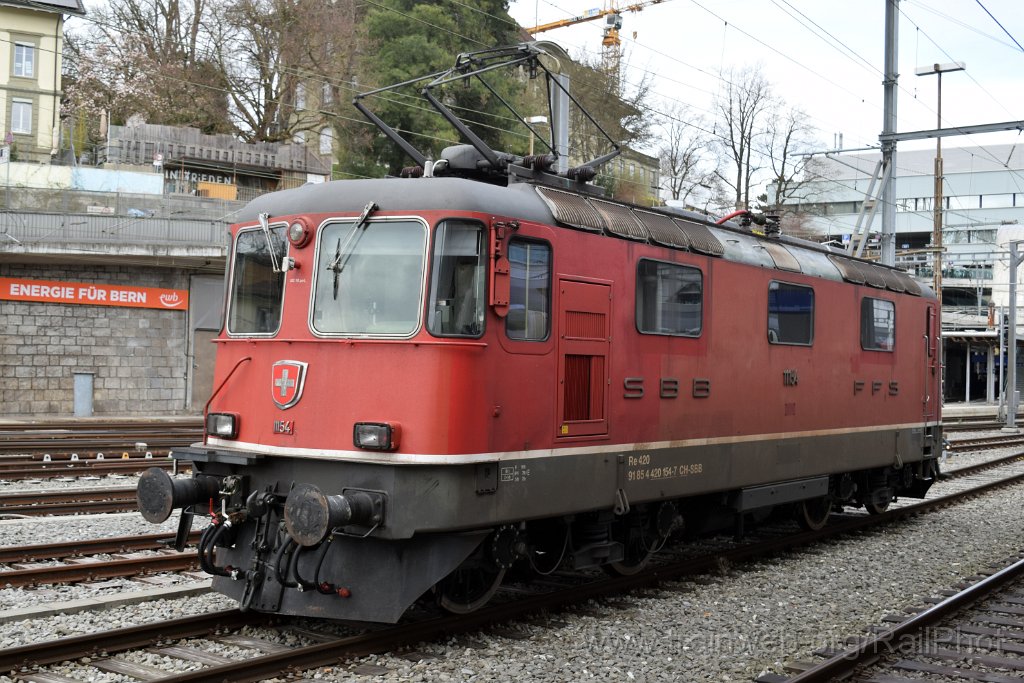 9608-0026-220325.jpg - SBB-CFF Re 4/4" 11154 / Bern HB 22.3.2025