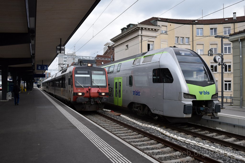 9620-0026-280325.jpg - TPF RBDe 560.236-2 + BLS RABe 515.023 / Fribourg 28.3.2025