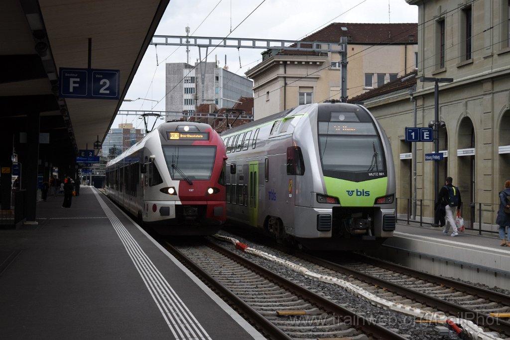 9625-0004-280325.jpg - BLS RABe 515.001-6 "Stadt Bern" + TPF RABe 527.197 / Fribourg 28.3.2025