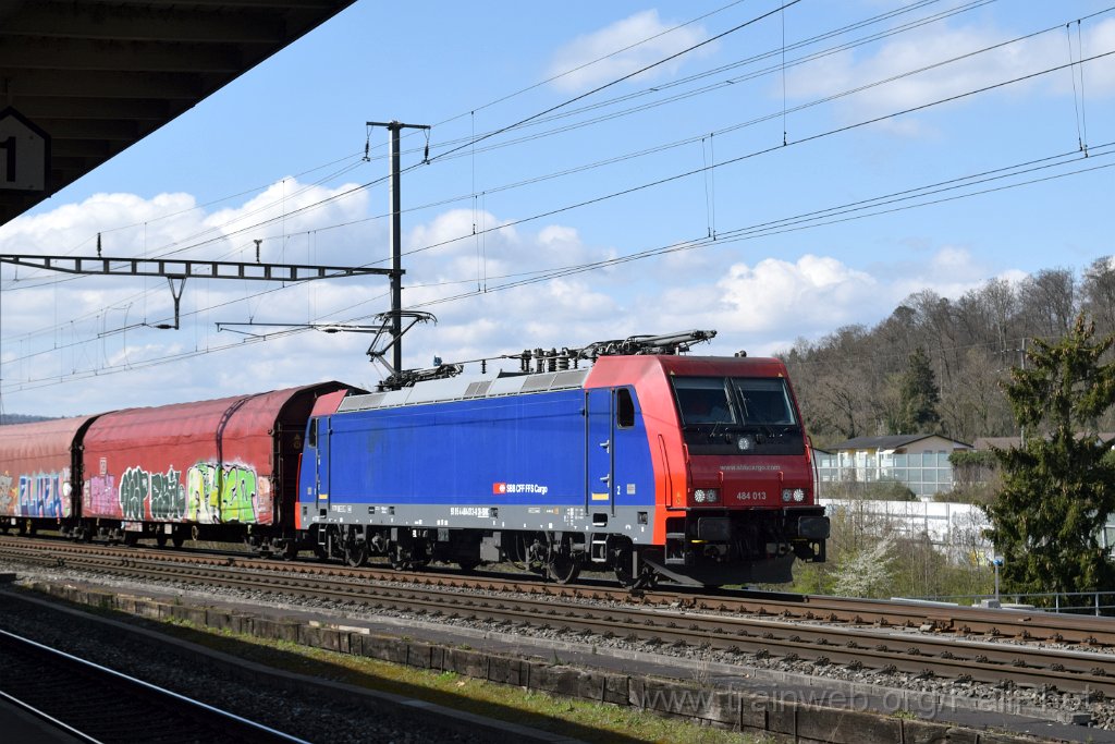 9628-0014-010425.jpg - SBB-CFF Re 484.013 / Killwangen-Spreitenbach 1.4.2025