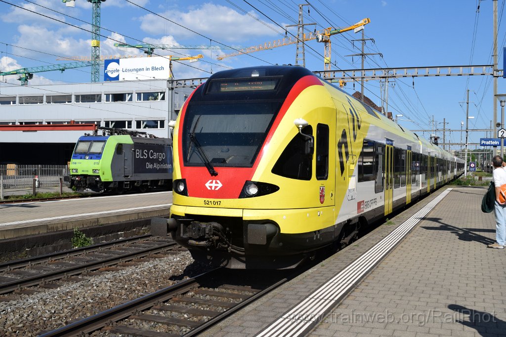 9692-0002-290425.jpg - SBB-CFF RABe 521.017 "Muttenz" / Pratteln 29.4.2025