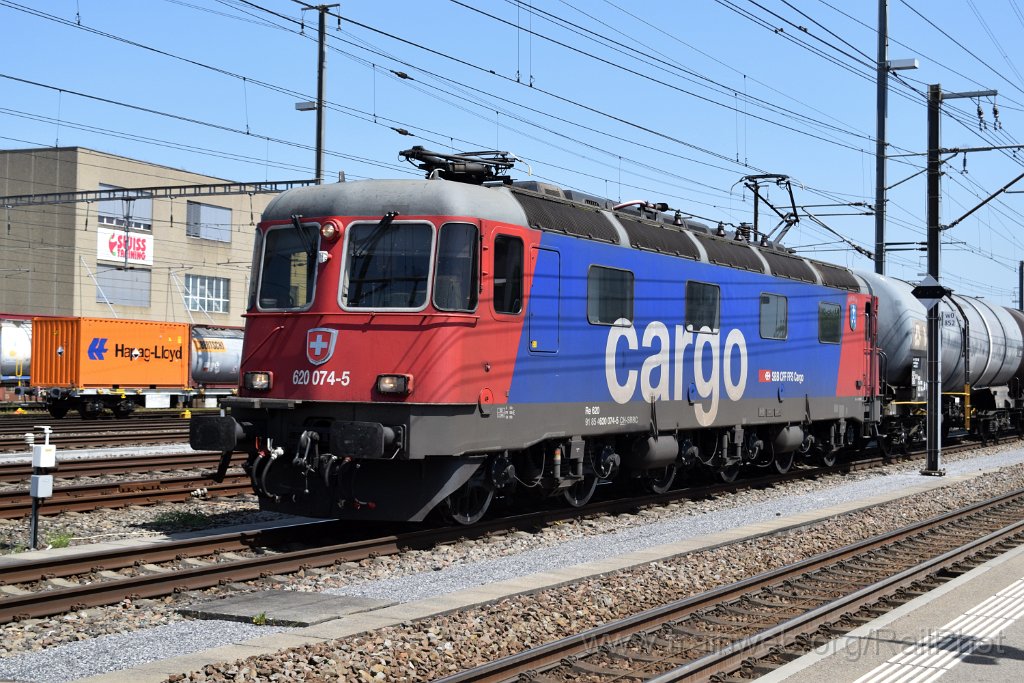 9697-0019-020525.jpg - SBB-CFF Re 620.074-5 "Murgenthal" / Aarau (Torfeld) 2.5.2025