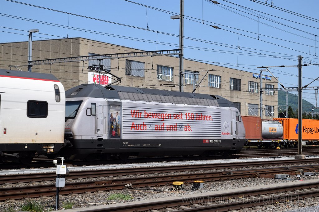 9701-0037-020525.jpg - SBB-CFF Re 460.061-5 "Wiggertal" / Aarau (Torfeld) 2.5.2025