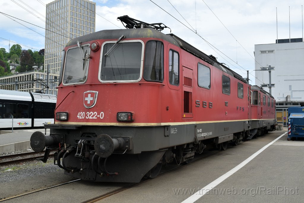 9707-0013-030525.jpg - SBB-CFF Re 4/4" 11322 + Re 4/4" 11331 / St.Gallen HB 3.5.2025