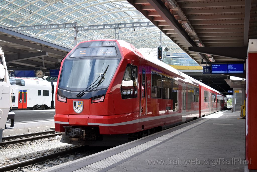 9785-0042-060625.jpg - RhB ABe 4/16 3128 "Piz d'Esan" / Chur 6.6.2025