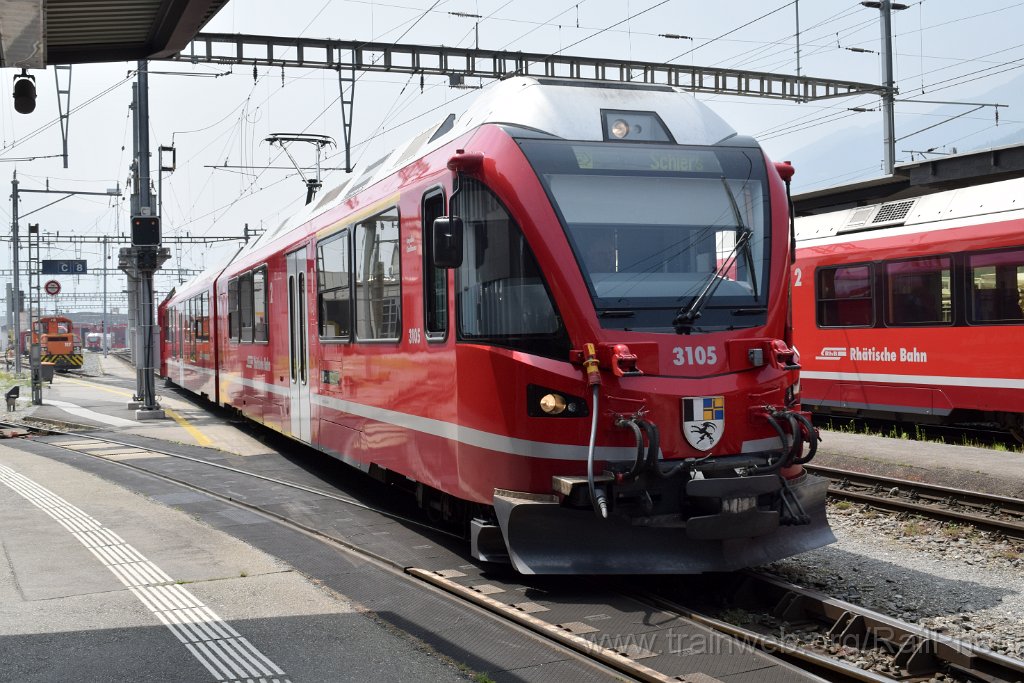 9803-0001-110625.jpg - RhB ABe 4/16 3105 "Angelika Kaufmann" / Landquart 11.6.2025