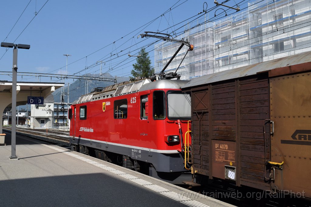 9808-0039-110625.jpg - RhB Ge 4/4" 625 "Küblis" / Davos-Platz 11.6.2025