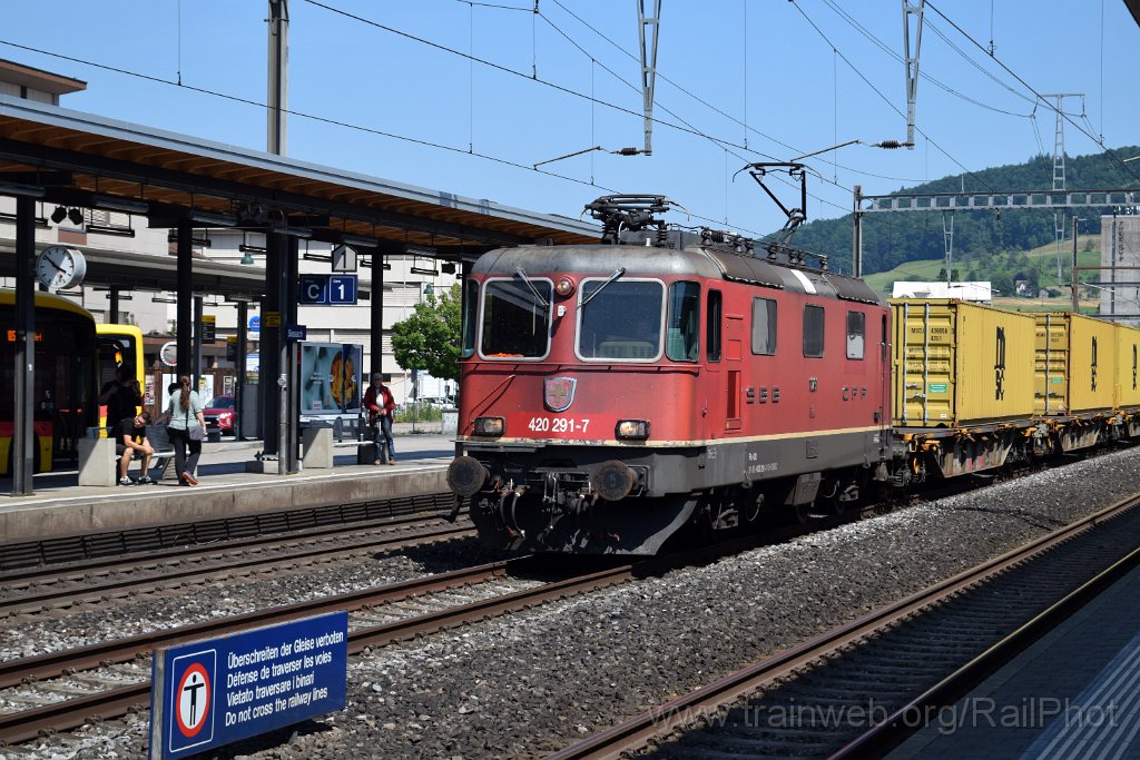 9837-0024-190625.jpg - SBB-CFF Re 4/4" 11291 / Sissach 19.6.2025