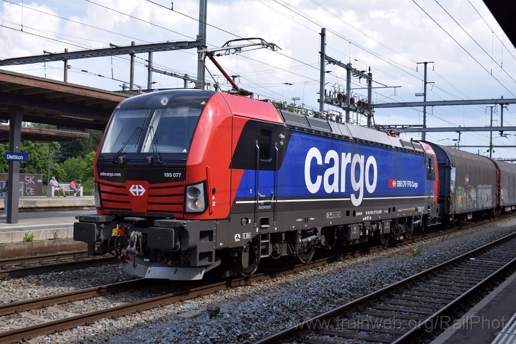 9850-0001-230625.jpg - SBB-CFF 193.077 / Dietikon 23.6.2025