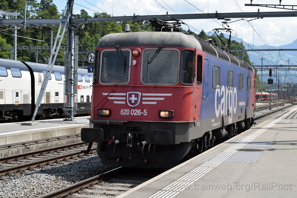 9884-0016-120725.jpg - SBB-CFF Re 620.026-5 "Zollikofen" / Arth-Goldau 12.7.2025