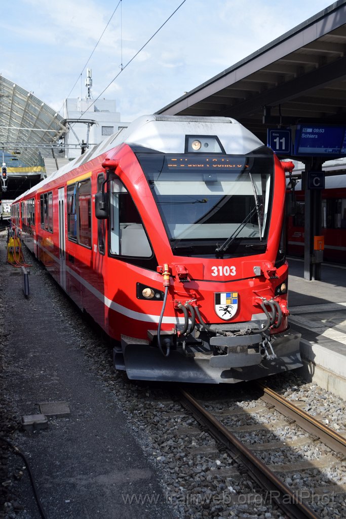 9908-0047-200725.jpg - RhB ABe 4/16 3103 "Hortensia von Gugelberg" / Chur 20.7.2025