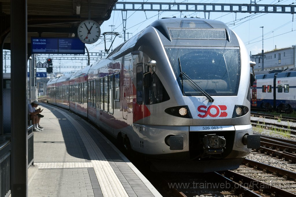 9938-0036-100825.jpg - SOB RABe 526.063-3 "Alpstein" / Rapperswil 10.8.2025