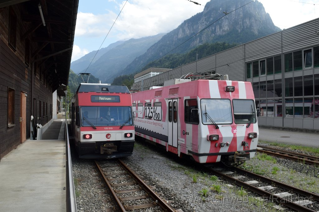 9971-0002-240825.jpg - ZB ABe 125.013 + Be 4/4 14 "Münchwilen" / Innertkirchen Kraftwerk 24.8.2025
