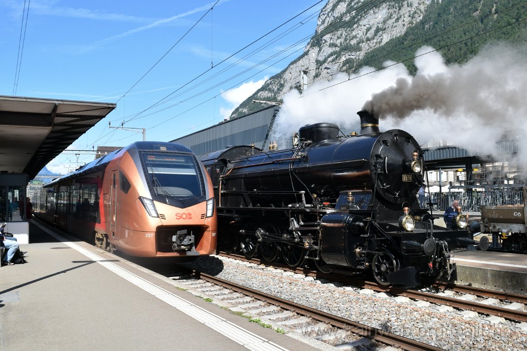 10017-0014-140925.jpg - SBB-CFF C 5/6 2978 + SOB RABe 526.227 / Erstfeld 14.9.2025
