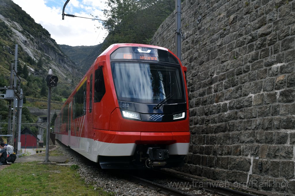 10020-0040-140925.jpg - MGB ABeh 8/12 312 / Göschenen 14.9.2025