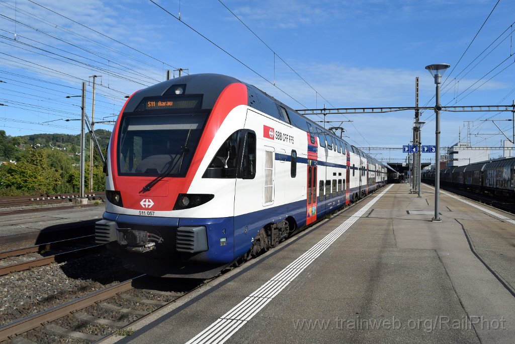 10027-0013-170925.jpg - SBB-CFF RABe 511.057 / Killwangen-Spreitenbach 17.9.2025