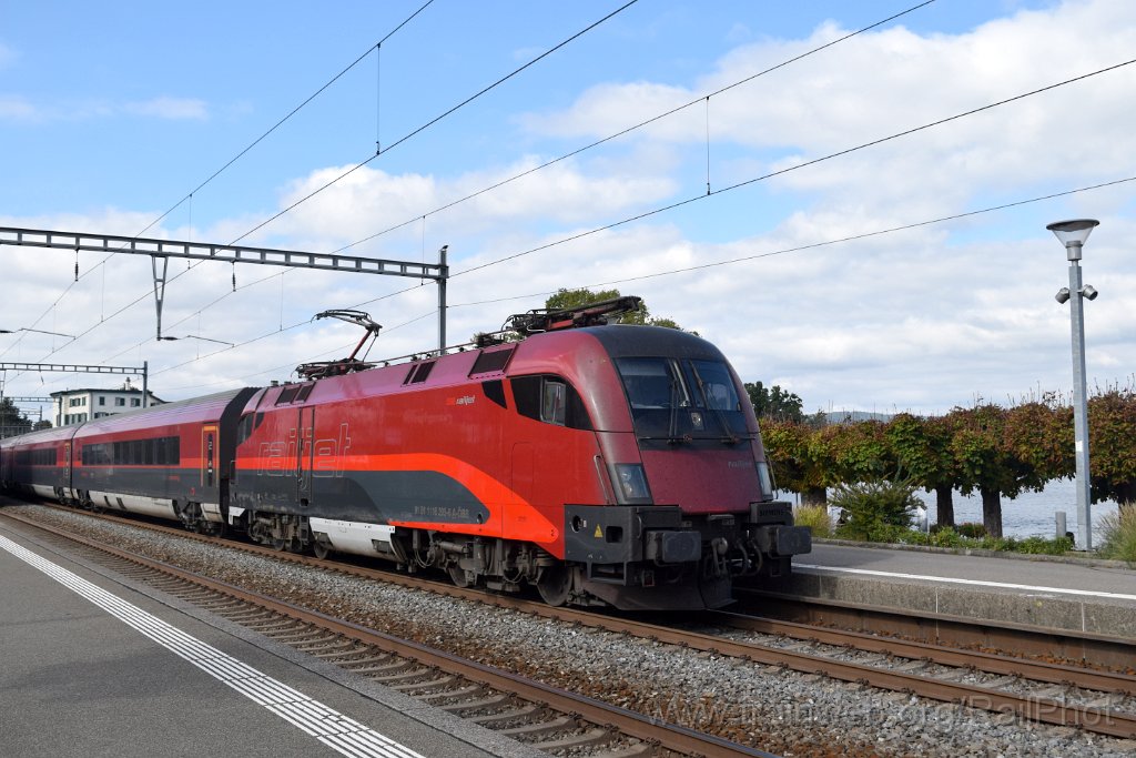 10052-0018-280925.jpg - ÖBB 1116.205 "Spirit of Europe" / Richterswil 28.9.2025